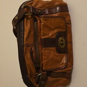 Fossil Long Live Vintage Brown Leather Purse